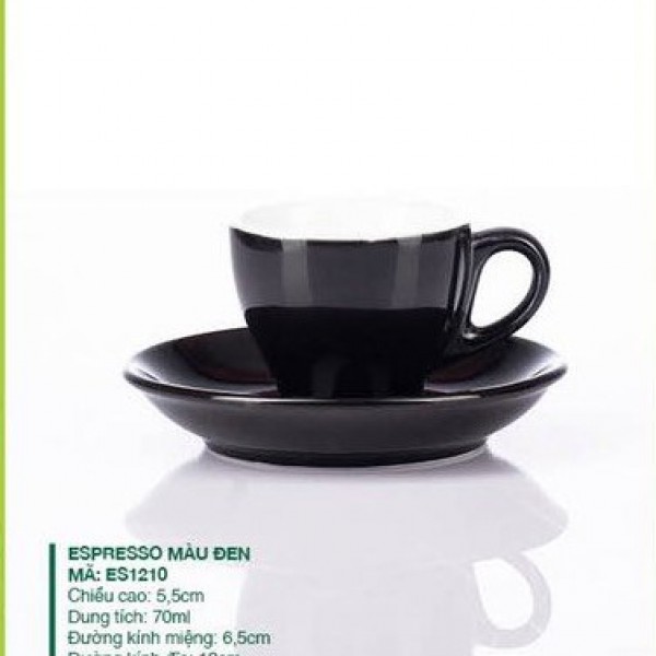 Bộ ly Espresso Đen (70ml)